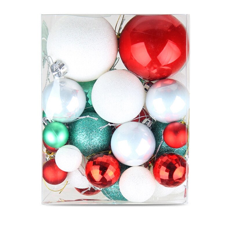 50 Pcs Hristmas Boom Decor Bal Ornamenten Onbreekbaar Thuis Kerstversiering Boom Ballen: Black