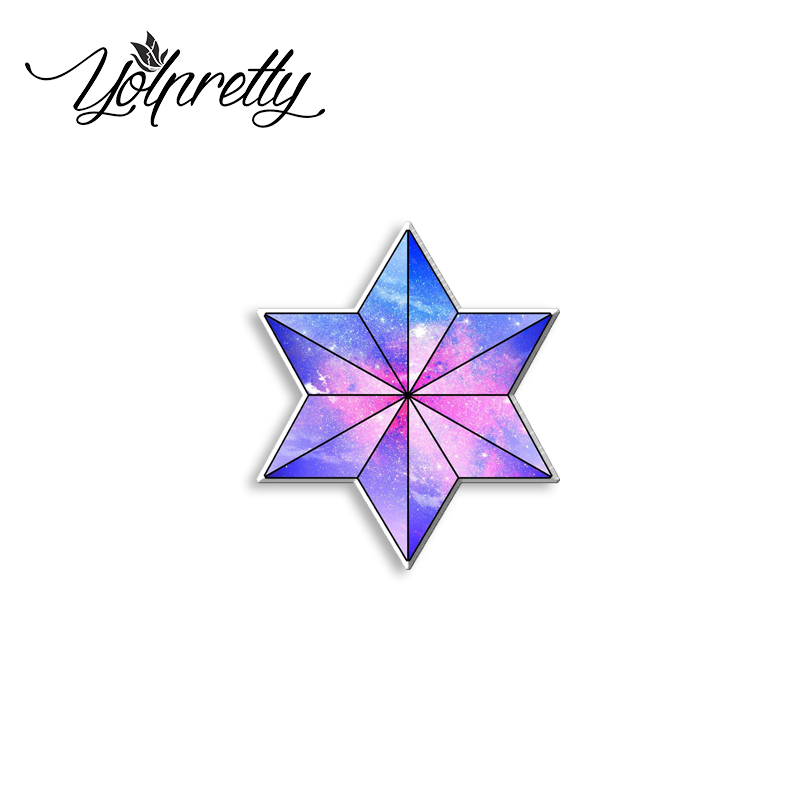 Pin de insignia de epoxi acrílico, Pin de solapa, Graffitis, animales de colores, geometría, Galaxia, , novedad de 2023: Bronce antiguo plateado