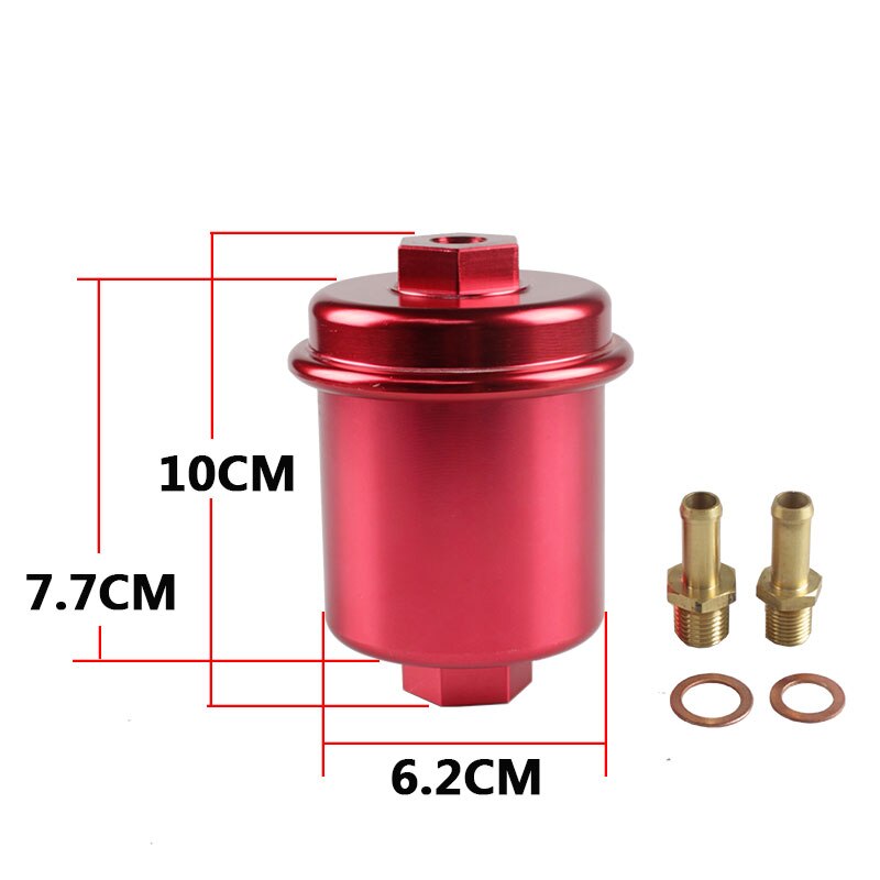 RASTP – filtre à carburant universel en aluminium, , haute Performance, filtre lavable