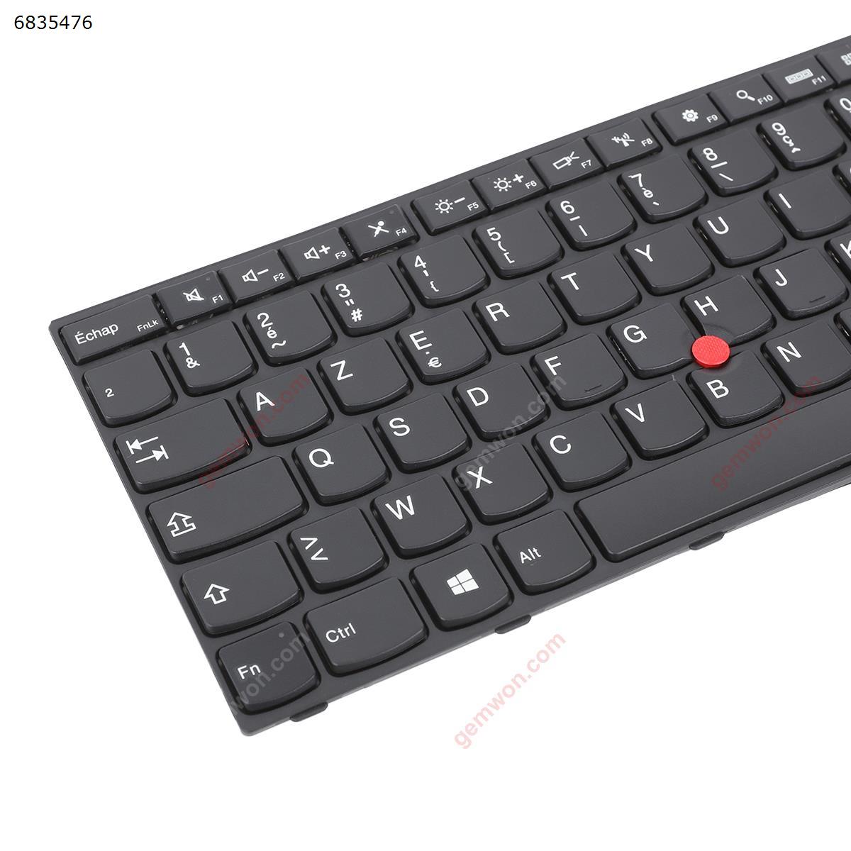 Franse Azerty Vervanging Toetsenbord Voor Lenovo Thinkpad E550 E550C E555 E560 E565 E560C Laptop Met Pointer