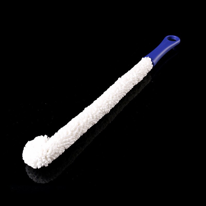 Plastic Flexible Wand Foam Long Handle Sponge Cleaner Brush Wine Glass Bottle Cup Kitchen Cleaning Tools: b
