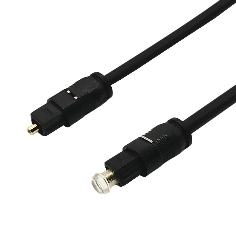 Digital optisk ljudkabel toslink guldpläterad 0.2m spdif md dvd guldpläterad kabel  od 4.0mm /2.2mm