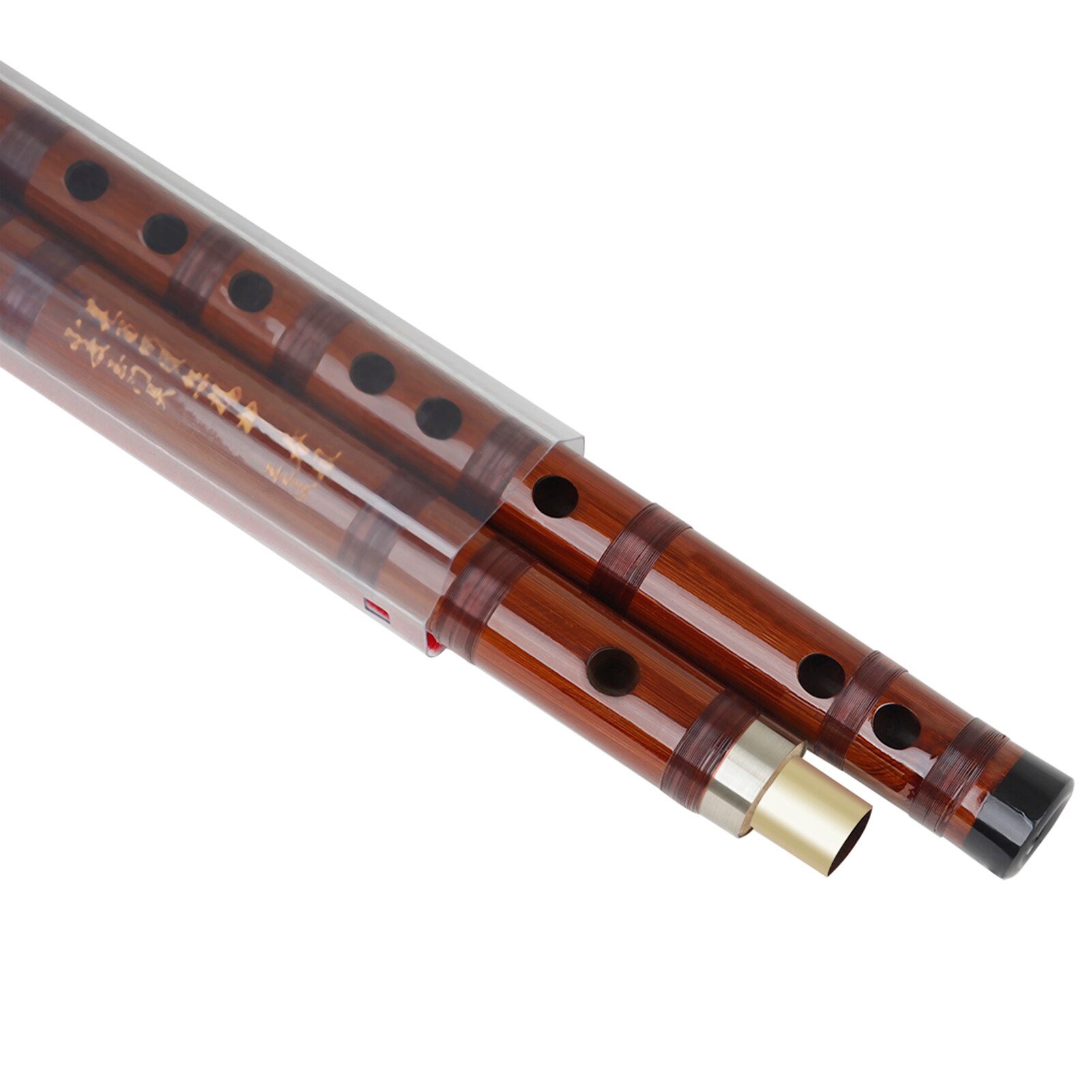 Llave de flauta F de bambú amargado Dizi, instrumento tradicional chino hecho a mano de viento de madera con bolsa de almacenamiento para todos los principiantes
