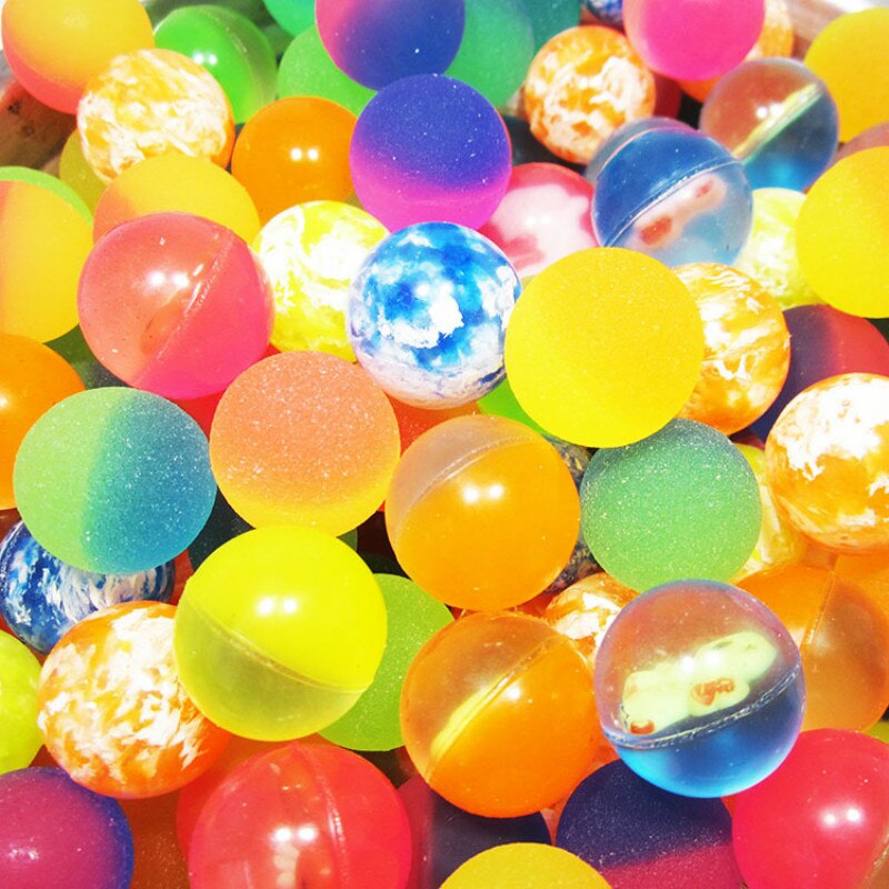 27mm Bouncy Ball child elastic rubber ball Children of pinball 1pcs
