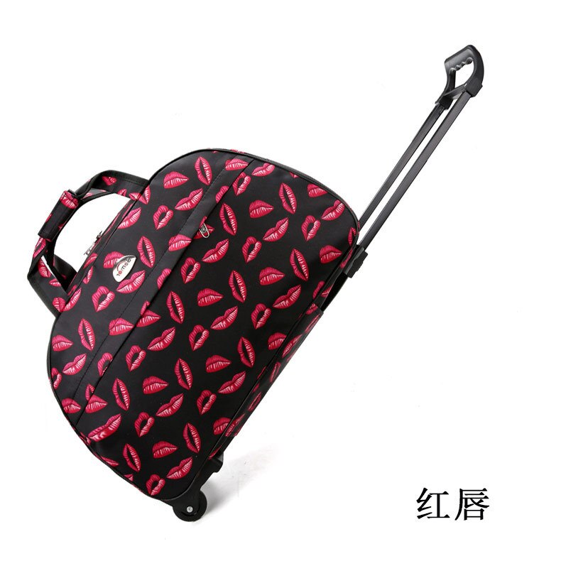 Rolling Suitcase Waterproof air Bag Lady Style Thickening Rolling Suitcase Trolley Luggage Case Travel Luggage With Wheels: design 4