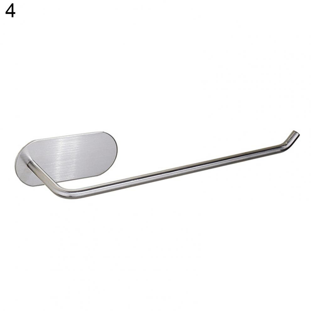 Roll Paper Holder Wall Mount Stainless Steel Storage Holder Paper Towel Rack Hanger Organization Towel Holder Tissue Hanger: 4