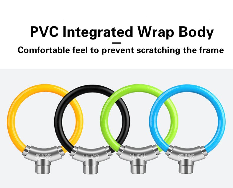 Mini Locks Chains And Locks 2 buttons Portable Zinc Alloy Mountain Bike Ring Lock Anti-theft Lock Bicycle Road Bike Safety lock