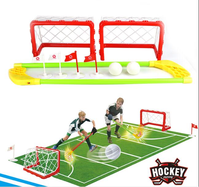 Eco-friendly Plastic Hockey set Children &#39;s sports toys Parent-child interactive toys Christmas