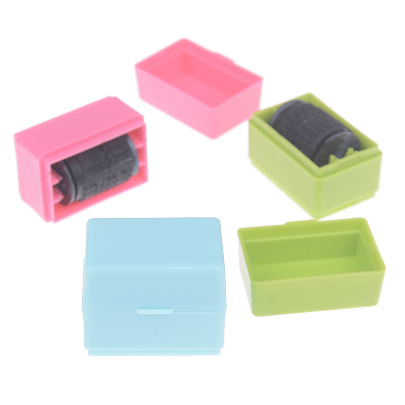 1PCS Security Hide ID Garbled Self-Inking Rubber Stamp Protect Identity Theft Sticks