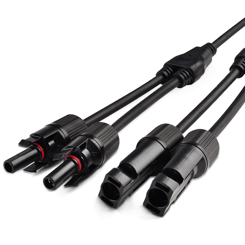 1000V Y Tak 2 Om 1 IP67 Mannelijke Vrouwelijke Solar Kabel Connector 30A Fotovoltaïsche Accessoires Voor Solar kabel 2.5 ~ 6mm2