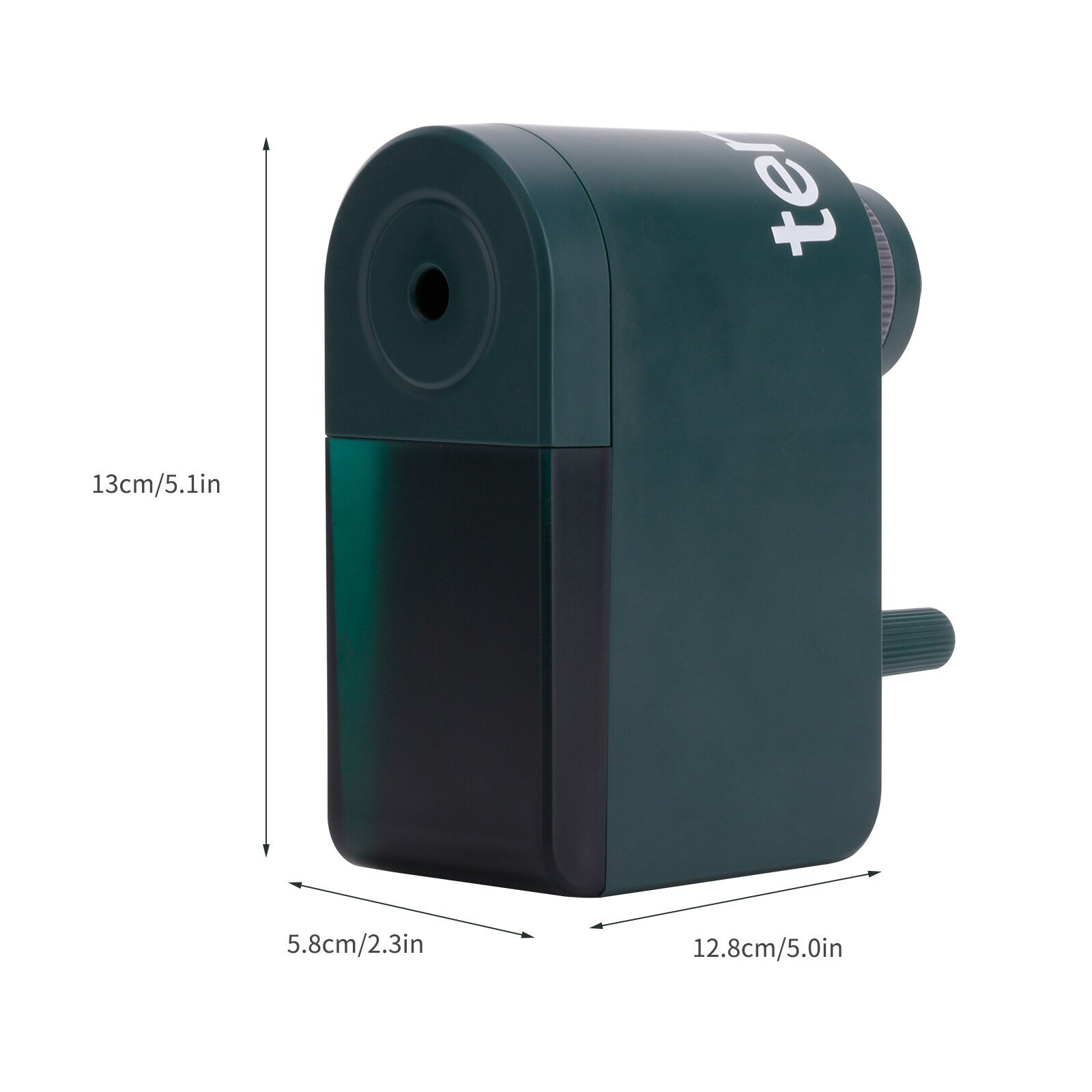 Adjustable Manual Pencil Sharpener Hand Crank Pencil Sharpener Sharpness for 6.5-8mm Pencil for Students School Office Supplies