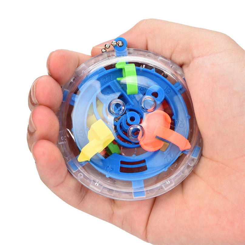 30 barrierer mini bold labyrint intellekt 3d puslespil legetøj balance barriere magisk labyrint sfærisk legetøj ,xm50