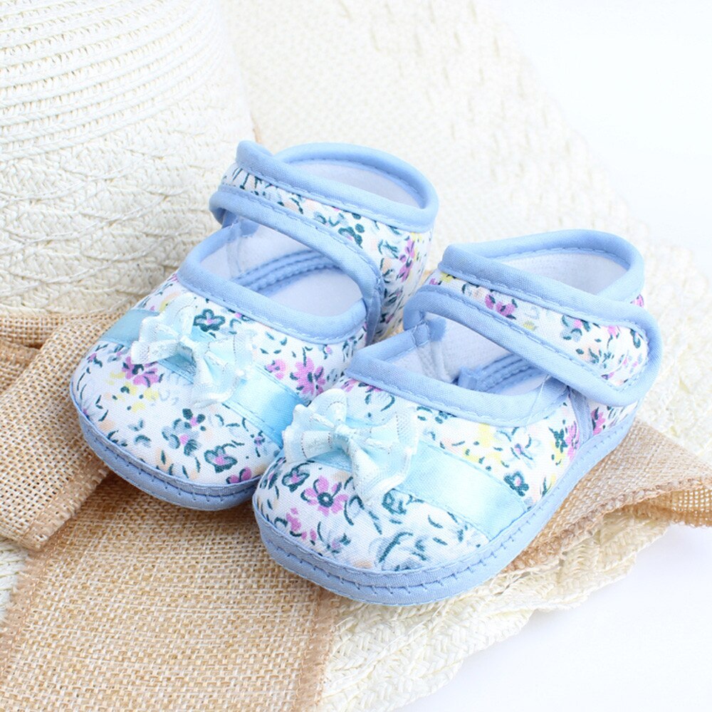 Newborn Baby Shoes Baby Girl Soft Sole Bowknot Pri... – Vicedeal