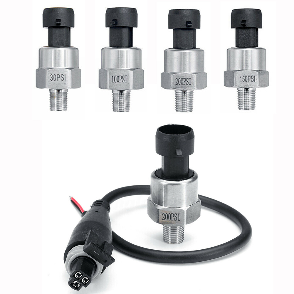 1/8 Npt Rvs Druk Transducer Sender Sensor Gas Olie Druk Zender 30PSI/100PSI/150PSI/200PSI