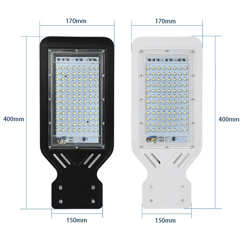 2pcs/lot Led Street Light 110V 220V Waterproof IP65 Area Parking Lot Yard Barn Outdoor Wall 100W Lamp Industrial Square Highway
