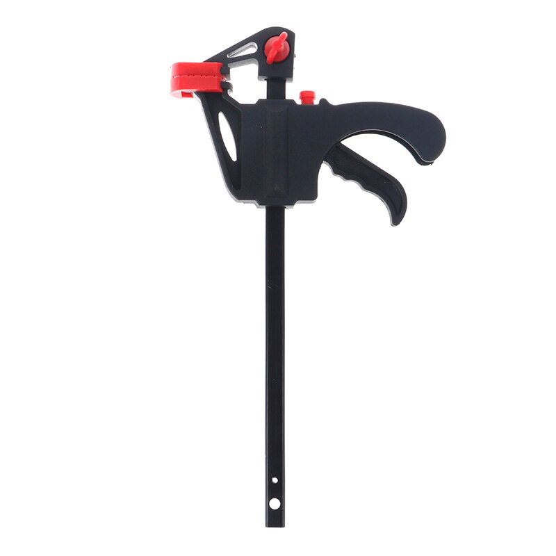 Hand Wood Working Spreader 4 Inch Clip Kit Quick Ratchet Release F Clamp Speed Squeeze Work Bar Clamp Adjustable Gadget Tool DIY