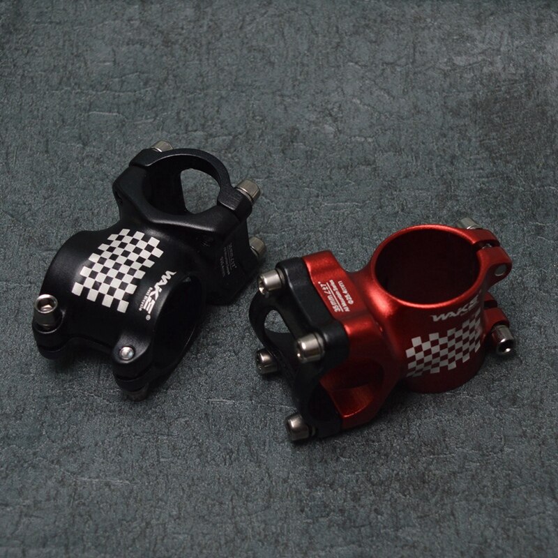 WAKE Bike Stem 25,4mm aleación de aluminio bicicleta elevador de vástago de manillar ciclismo equipo herramienta para niños Balance Bike negro