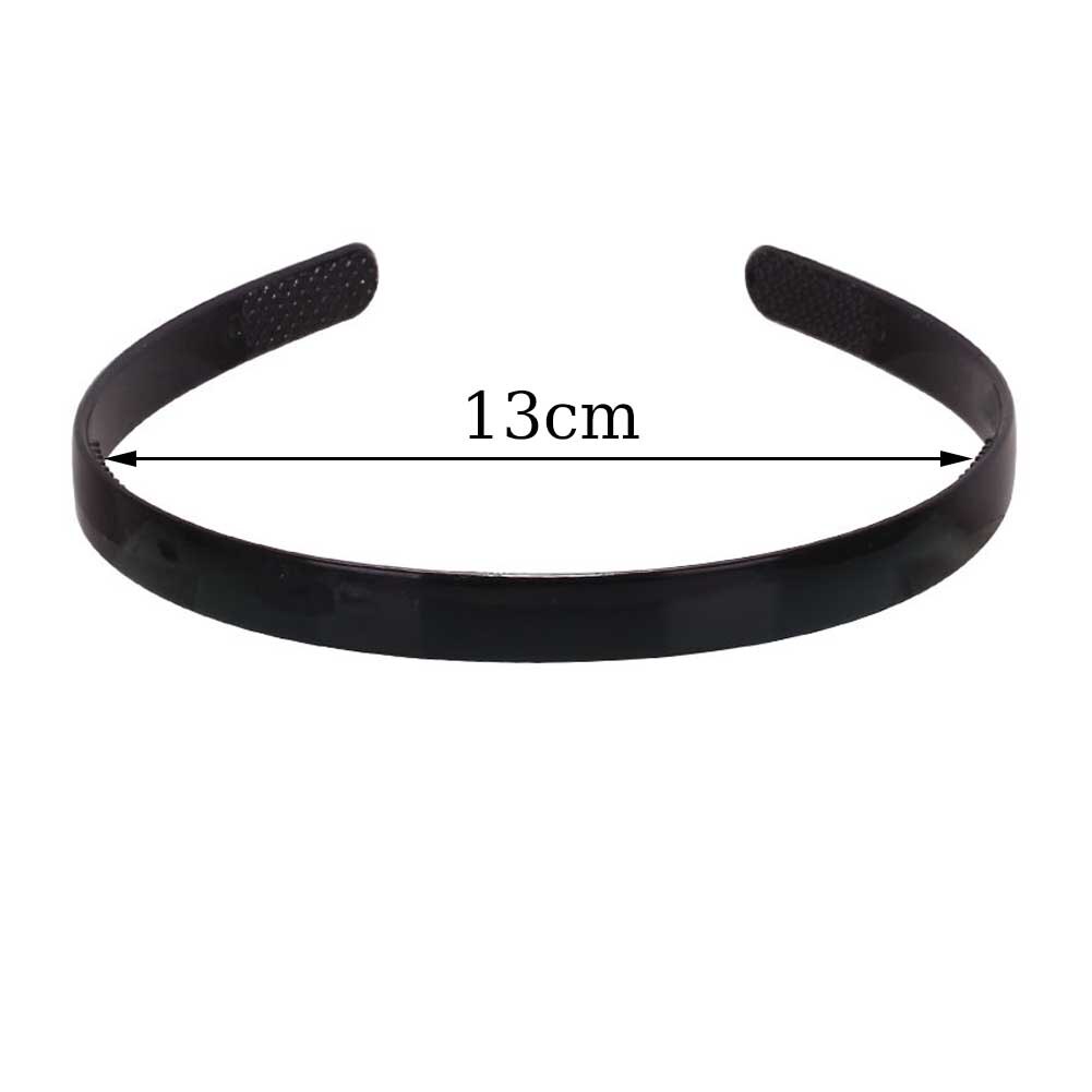 Bandeau large noir Simple 0.5/0.6/0.8/1.2/2/2.5cm, bandeau en plastique pour filles et femmes, cerceau de tête antidérapant à dents, accessoires pour cheveux DIY: Lavande