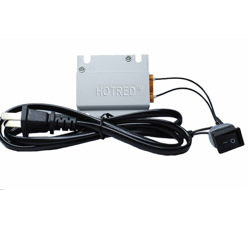 1Pcs 220V Constant Temperature PTC Heating Element Platform mini small Thermostat Heater Plate 200W Optional with cable and plug
