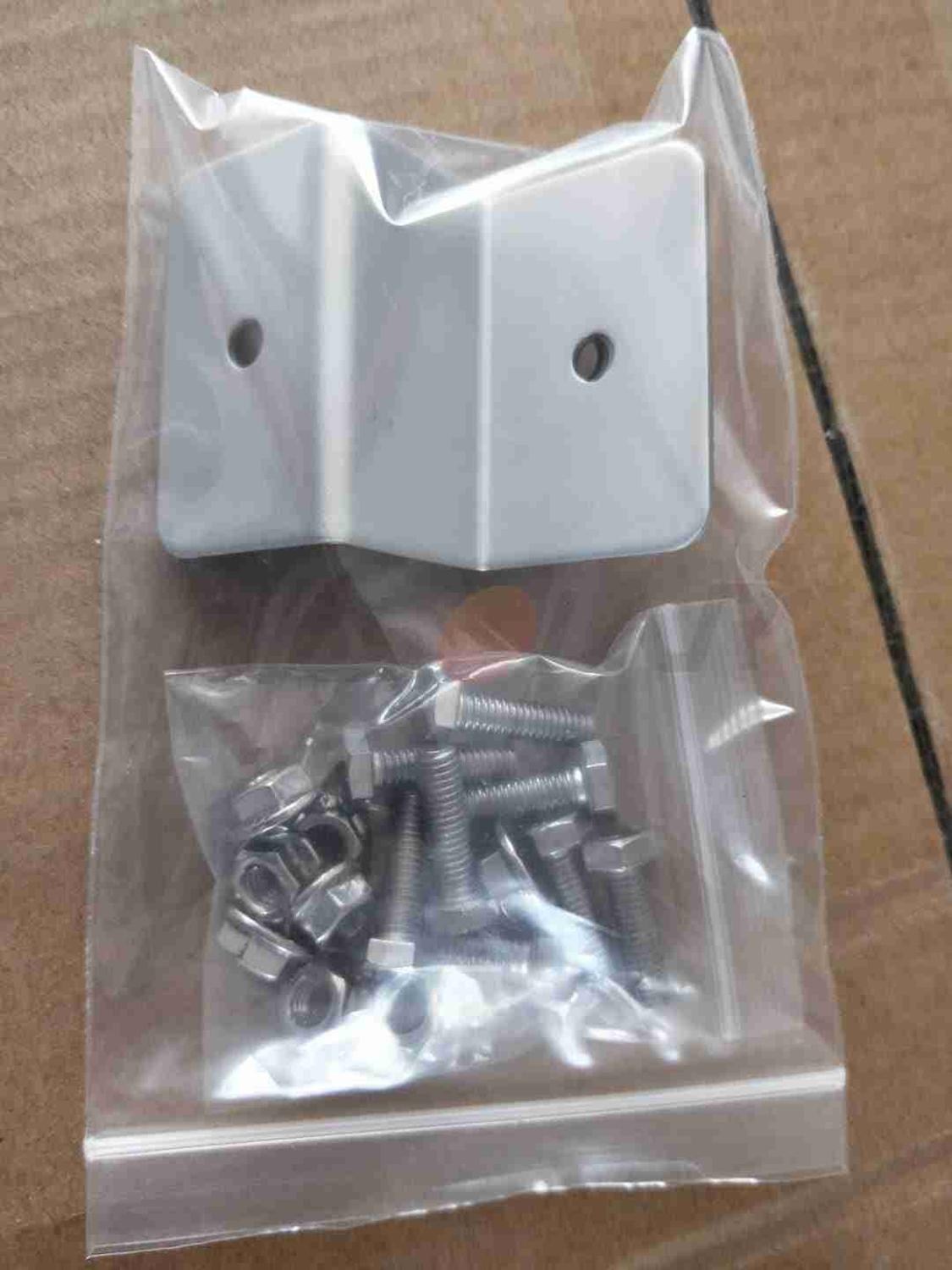 4pcs/set Metal Solar Panel Mounting Bracket Set Z-shaped Aluminum Roof Bracket Carvan Solar System installation accessories