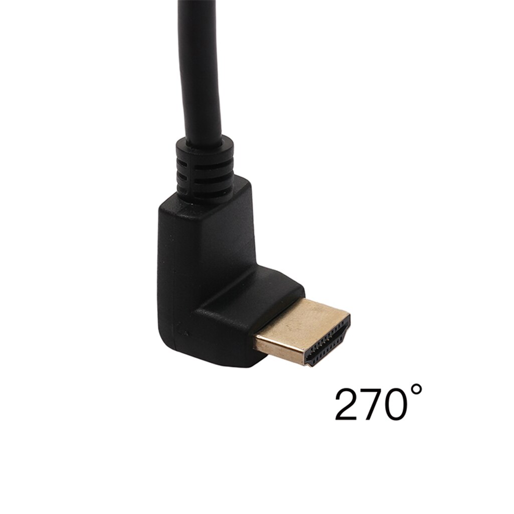 REXLIS HDMI Kabel 270/90 Grad Winkel HDMI zu HDMI Kabel 5 m 1,5 m 2 m 3 m HDMI 2,0 kabel 4 K 3D für TV PS3 Projektor Computer Kabel