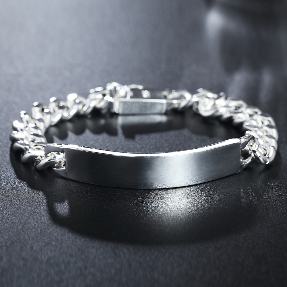 Heiße neue 925 Sterling silber 10MM kette Armbänder für männer Hochzeit partei Wilden klassische Weihnachten Schmuck