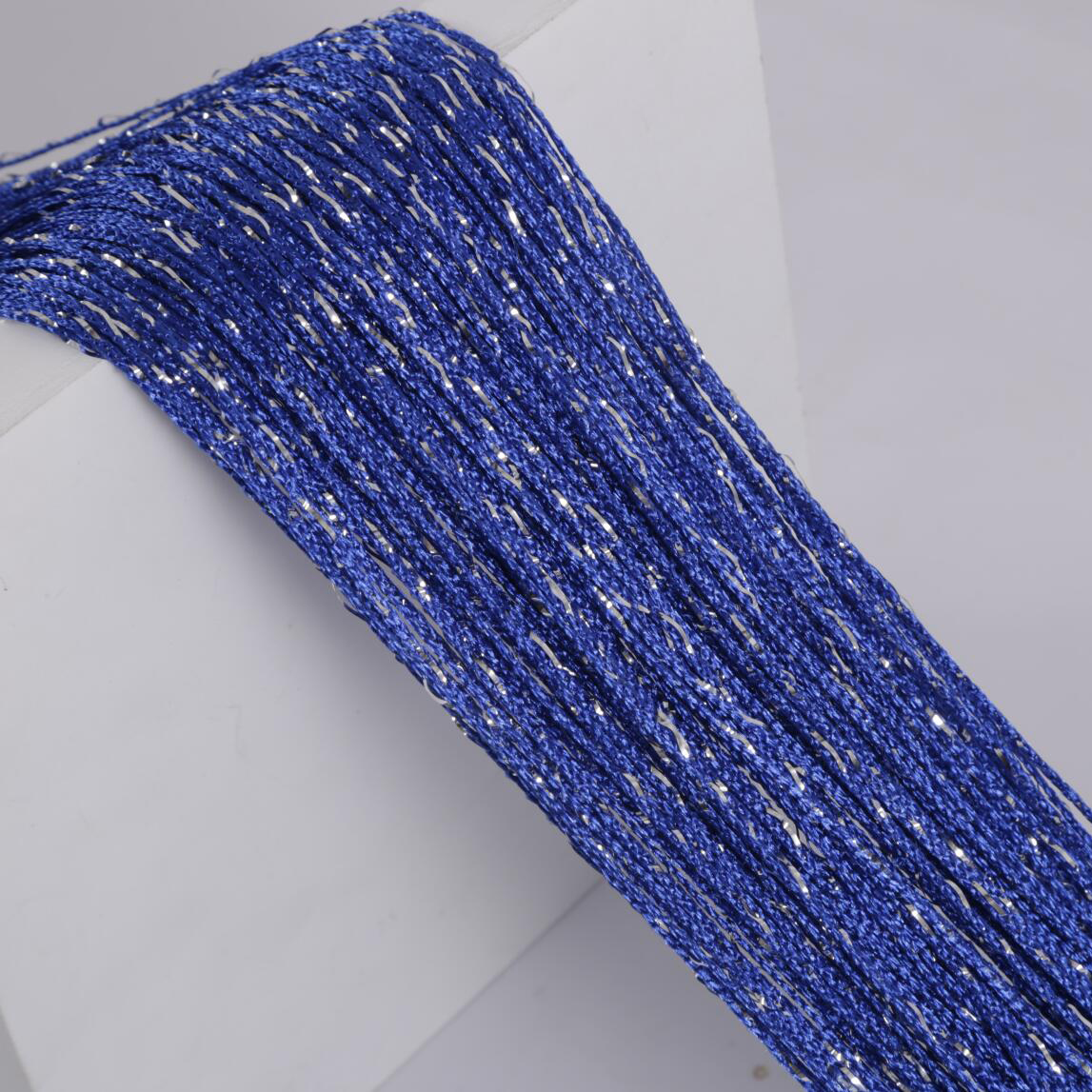 1 peça 100x200cm corda de glitter decorativa porta cortina contas divisória sala borla tecido poliéster painel janela 1x2m