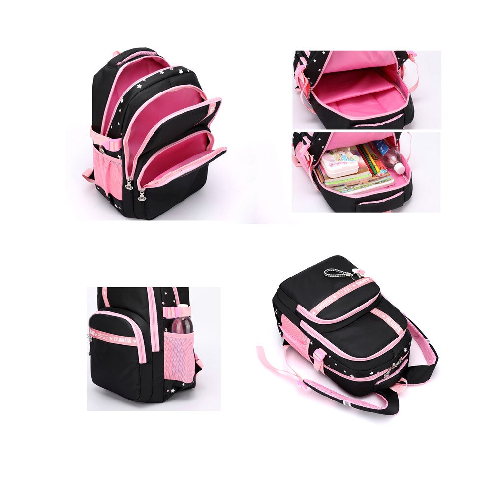 Children School Bag Girls Kids Satchel Primary School Backpack Princess Nylon Bookbags Orthopedic Schoolbag Mochila Infantil