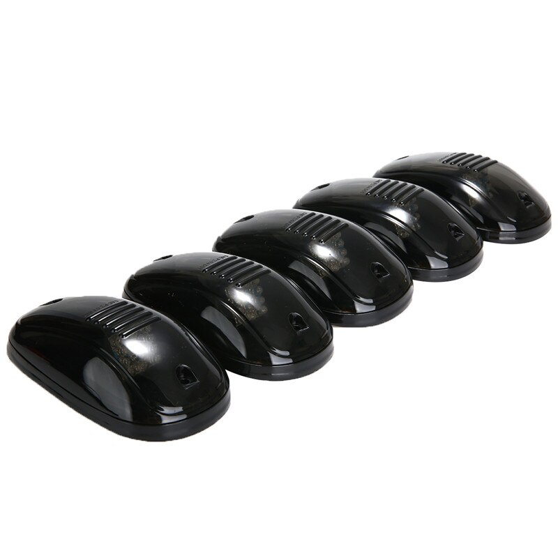 Luz LED ahumada para techo, marcador de luz para cabina, color amarillo ámbar, 5 piezas, 12V, para correr, camión, SUV, 4x4