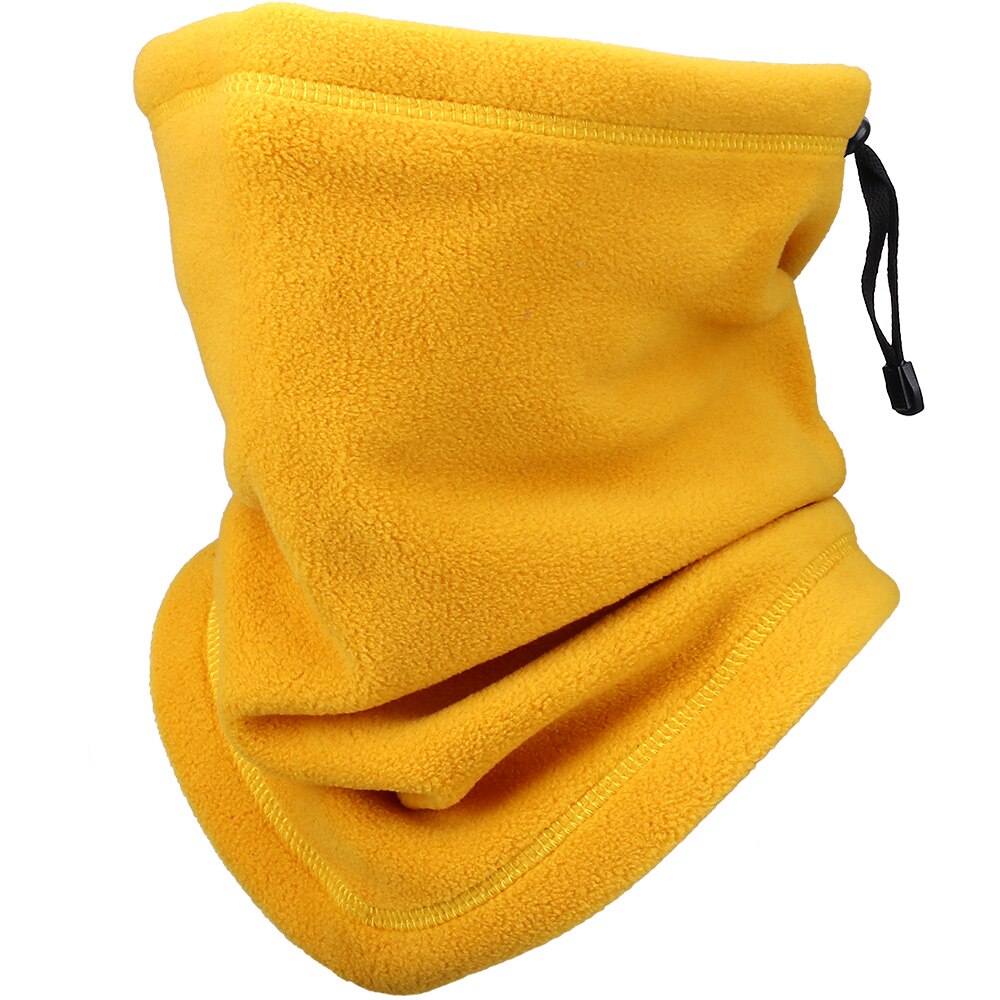Winter Neck Warmer Tube Magic Scarf Camping Hiking Snowmobile Scarves Cycling Sports Bandana Sport Headband Headwear Men: Yellow