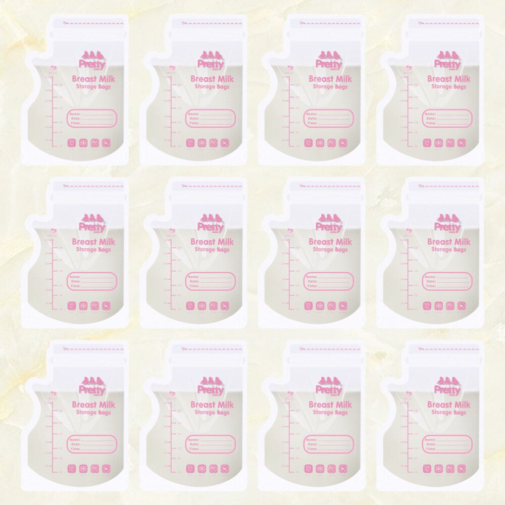 30 Pcs Transparent Milk Freezer Bags Breast Milk Storage Bags Milk Pouches for Toddlers Infants: Default Title