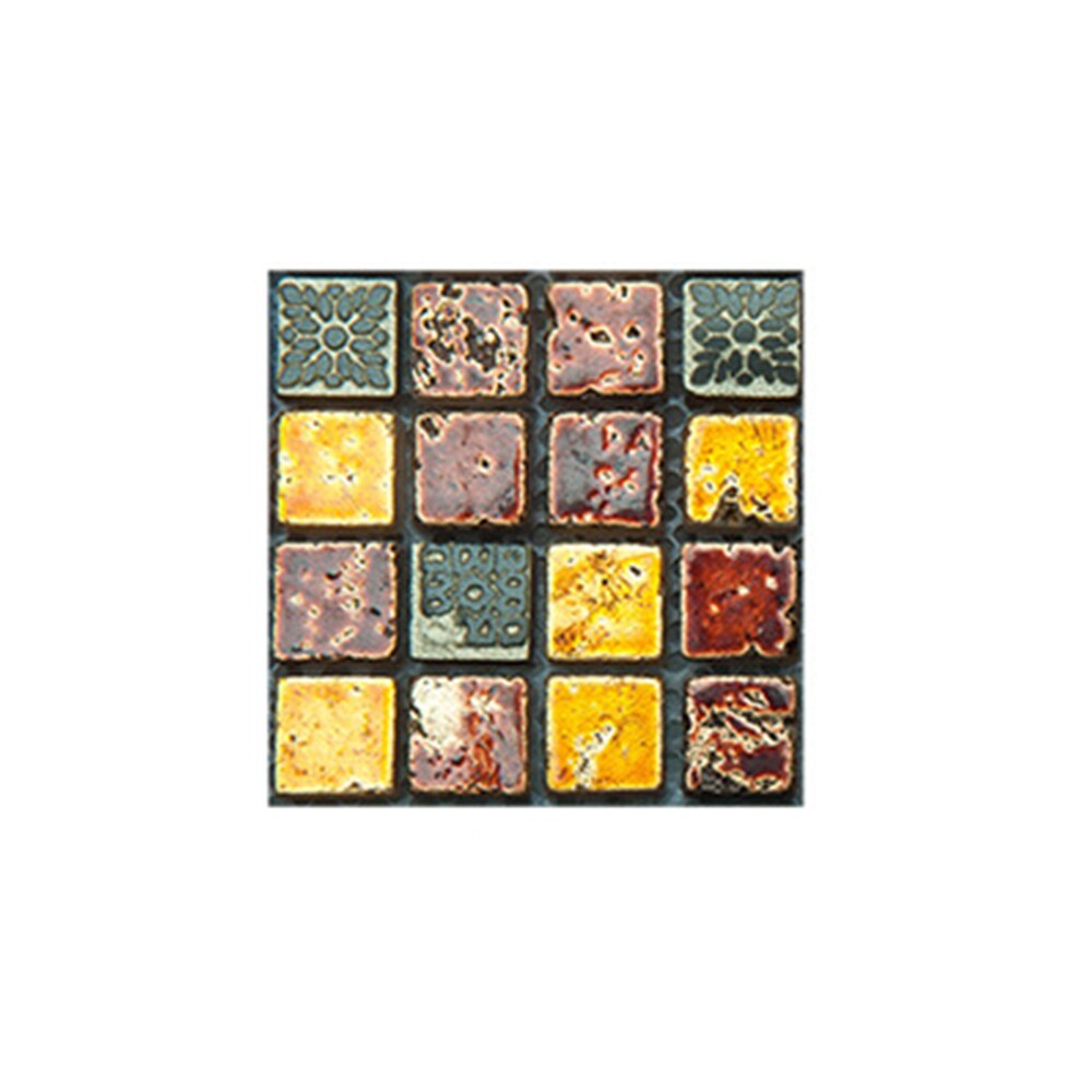 10 stuks/partij 3d mozaïektegelstickers voor keuken, badkamer, muurdecoratie, zelfklevende, waterdichte stickers voor de woonkamer