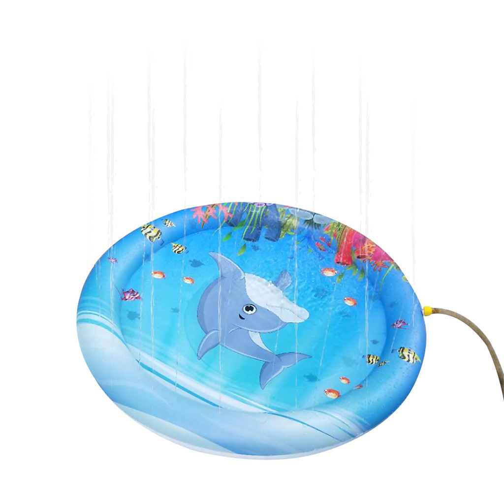 Baby en kinderen water game pad opblaasbare PVC baby Speelmat kinderen leuke activiteit game center 6.3: Default Title