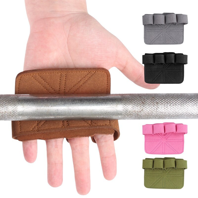Guantes de entrenamiento deportivos para evitar callos, almohadillas de agarre, levantamiento de pesas, agarres de gimnasio