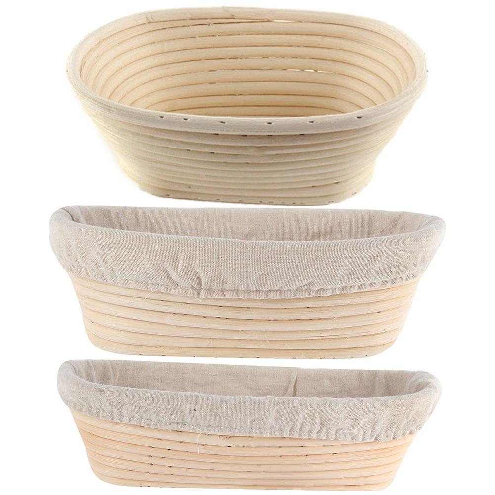 Banneton Bread Pan Bakery Proofing Bread Proofing Basket For Dough Bakery Tools Box Oval Laundry Basket