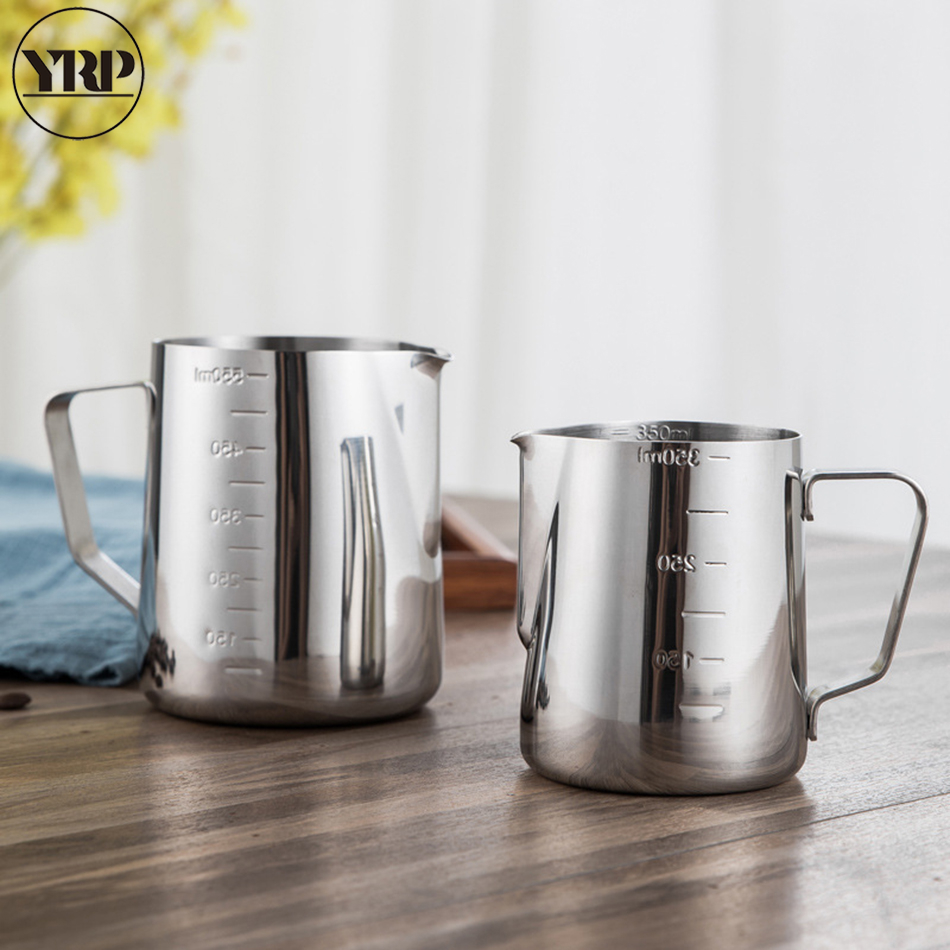 Yrp Rvs Melkopschuimer Kannen Espresso Koffie Mokken Barista Tools Cappuccino Kopjes Craft Latte Pot Keuken Accessoires