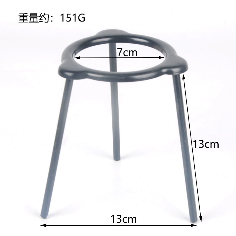 Trípode desmontable ajustable con vástago de laboratorio, soporte de lámpara de aleación de aluminio, soporte de calefacción, experimental para enseñanza de calefacción