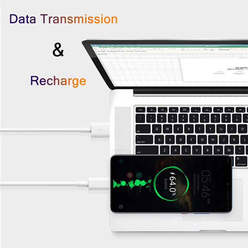0.25m 1m 1.5m 2m 5a usb type c-kabel supercharge usb c-kabel voor huawei  p20 snellader snel opladen mobiele telefoon oplaadkabel