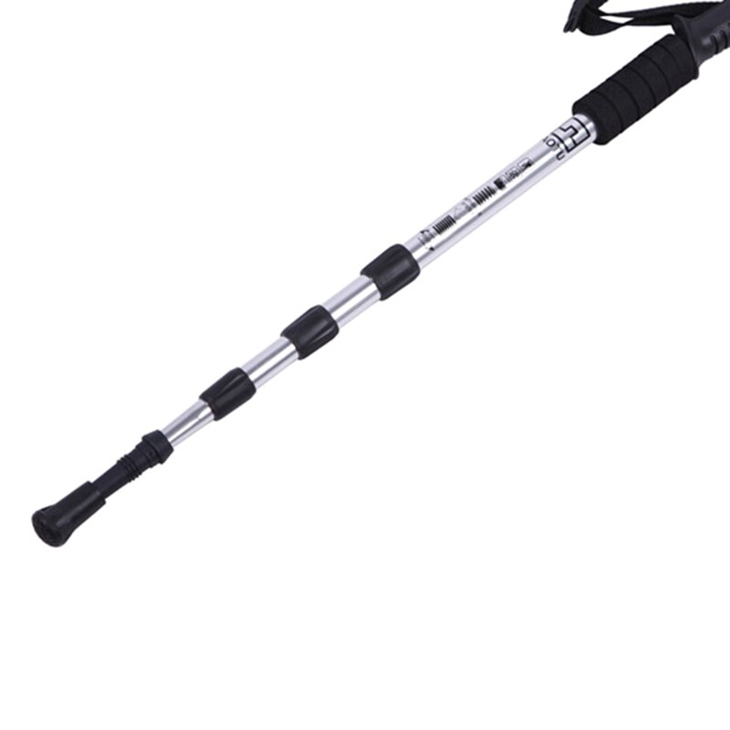 Shockproof Nordic Walking Stick Telescopic Hiking Mountaineering Hiking Pole Ultra Light Walking Stick