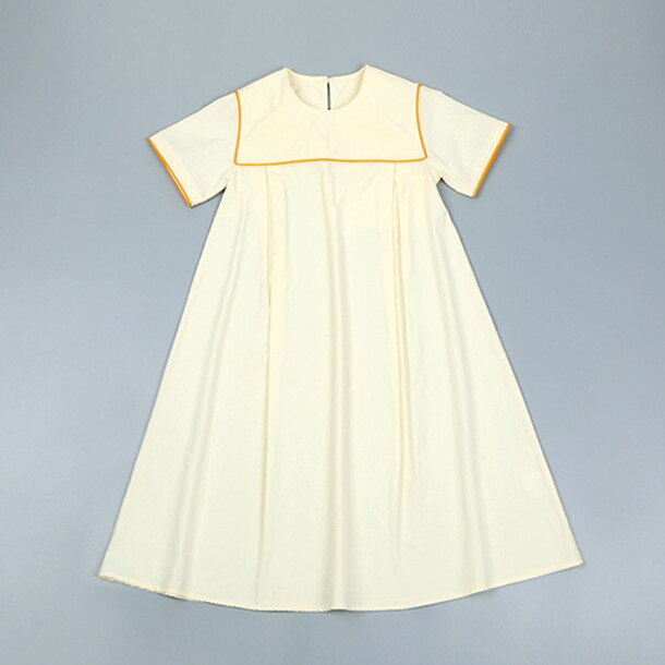 6 to 14 years kids teen girls summer cotton casual flare dress children gir short sleeve dresses clothing TB1151: 14