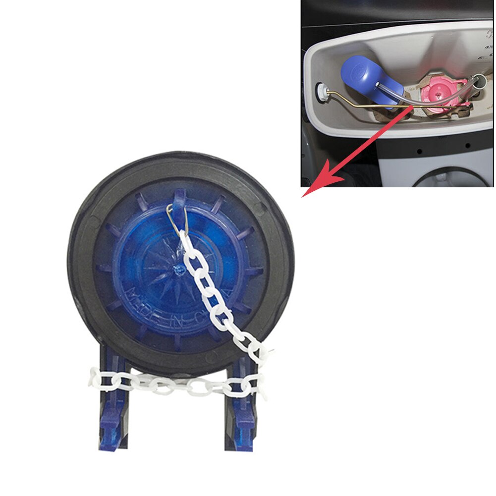 Tapa de goma para inodoro, drenaje de cuero para baño, tapa de cierre de tanque de agua, bola con accesorios de cadena, tapones antiguos