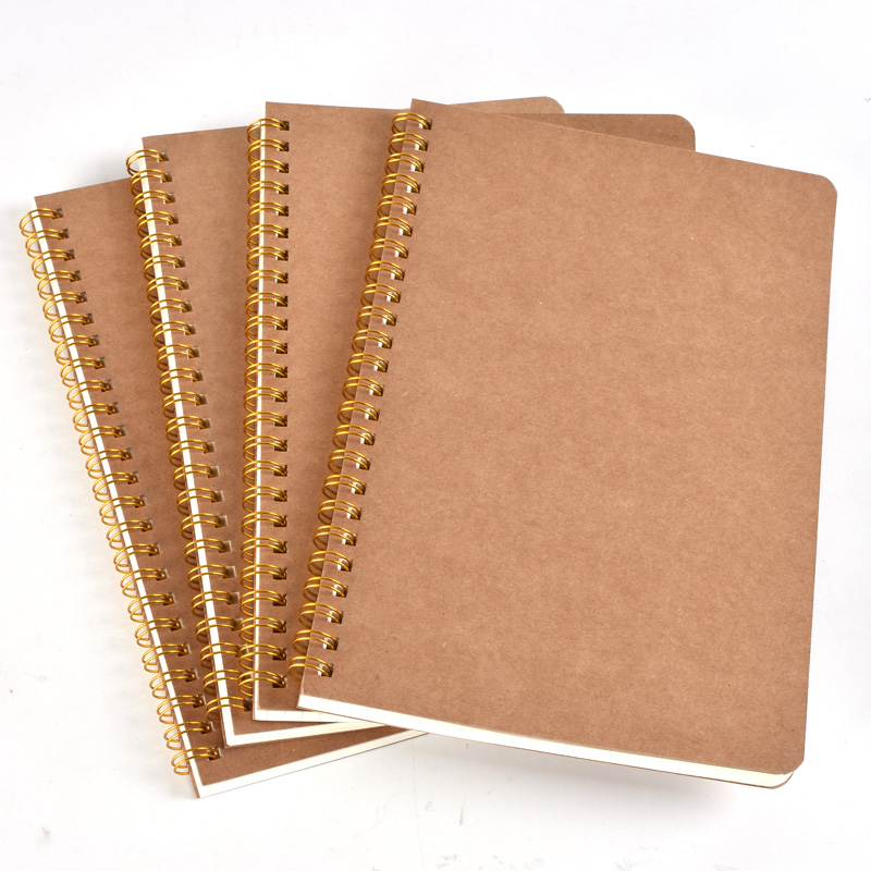 A5 Schedule Books Stationery Point Grid Coil Love Binding Notebook Plan Hardcover Diary Eye Protection School Office Manuscript