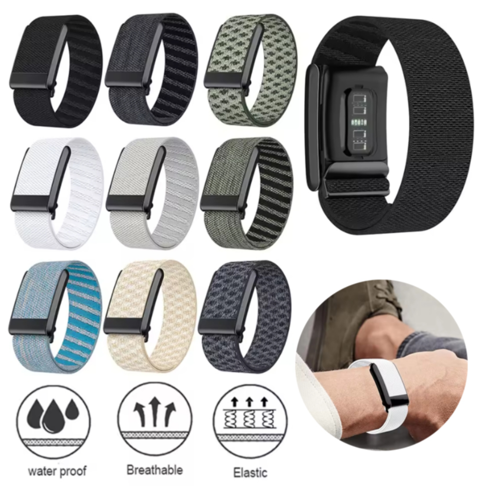 Neues Nylon-Fitnessband, atmungsaktiv, verstellbar, Sport-Armband, weicher Schutz, Tracker-Gurt für Whoop 4.0 für Damen und Herren