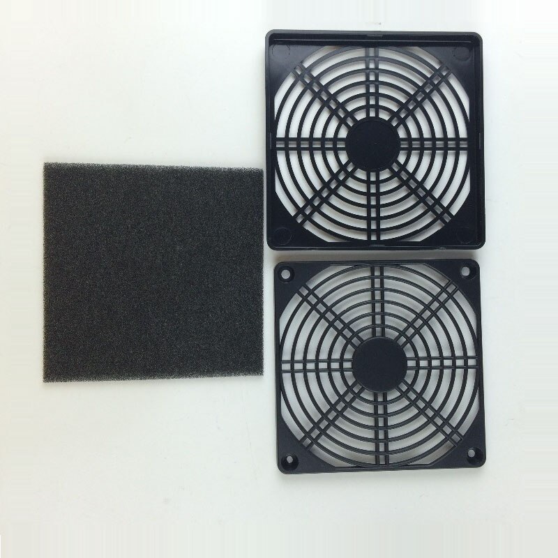 Abs dammtät fläktfilter nylonplatta för pc-datorhölje kylfläktskydd datorventilatorgrill