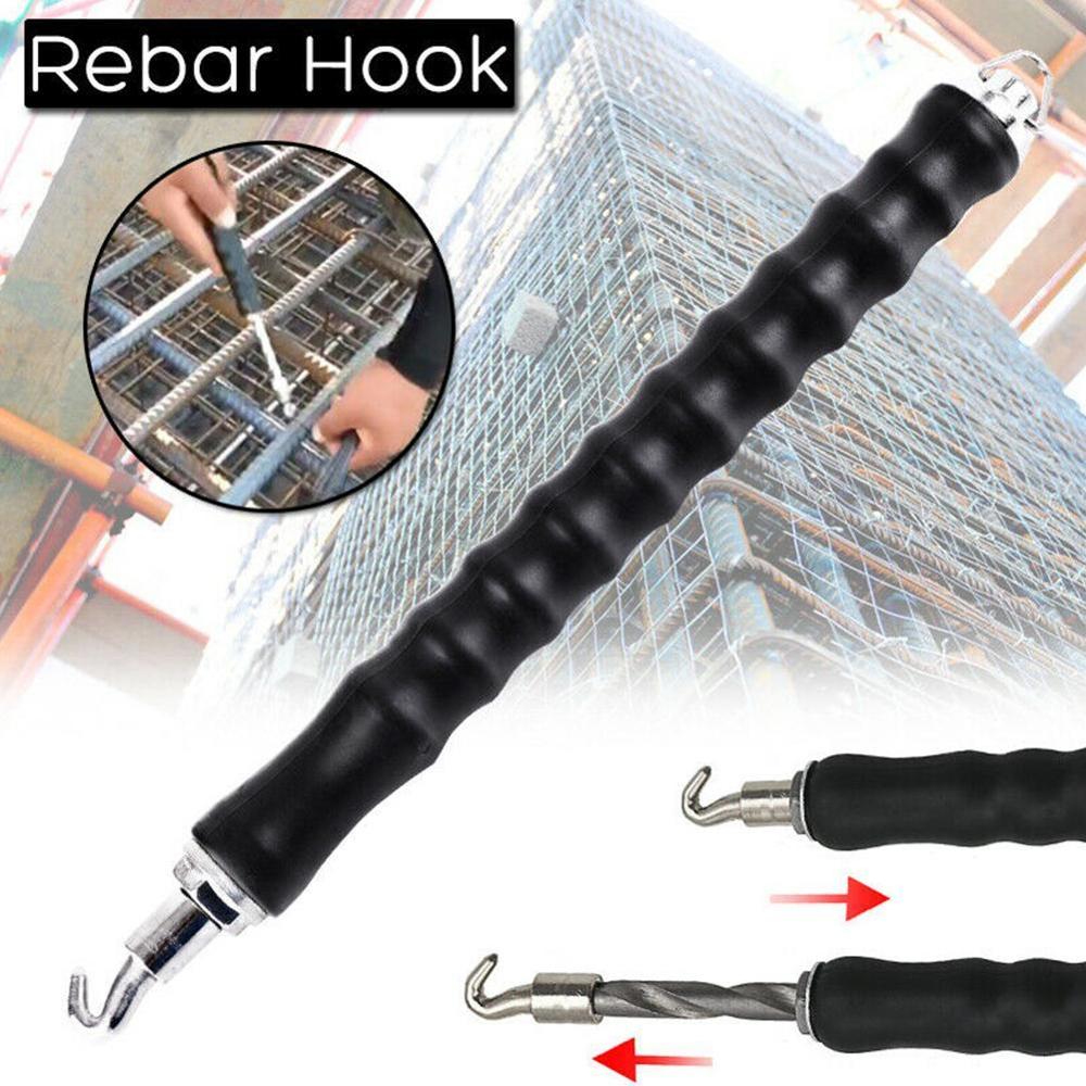 Semi-automatic Straight Pull Rebar Hook Manual Wire Construction Bundling Tool Site M9C9