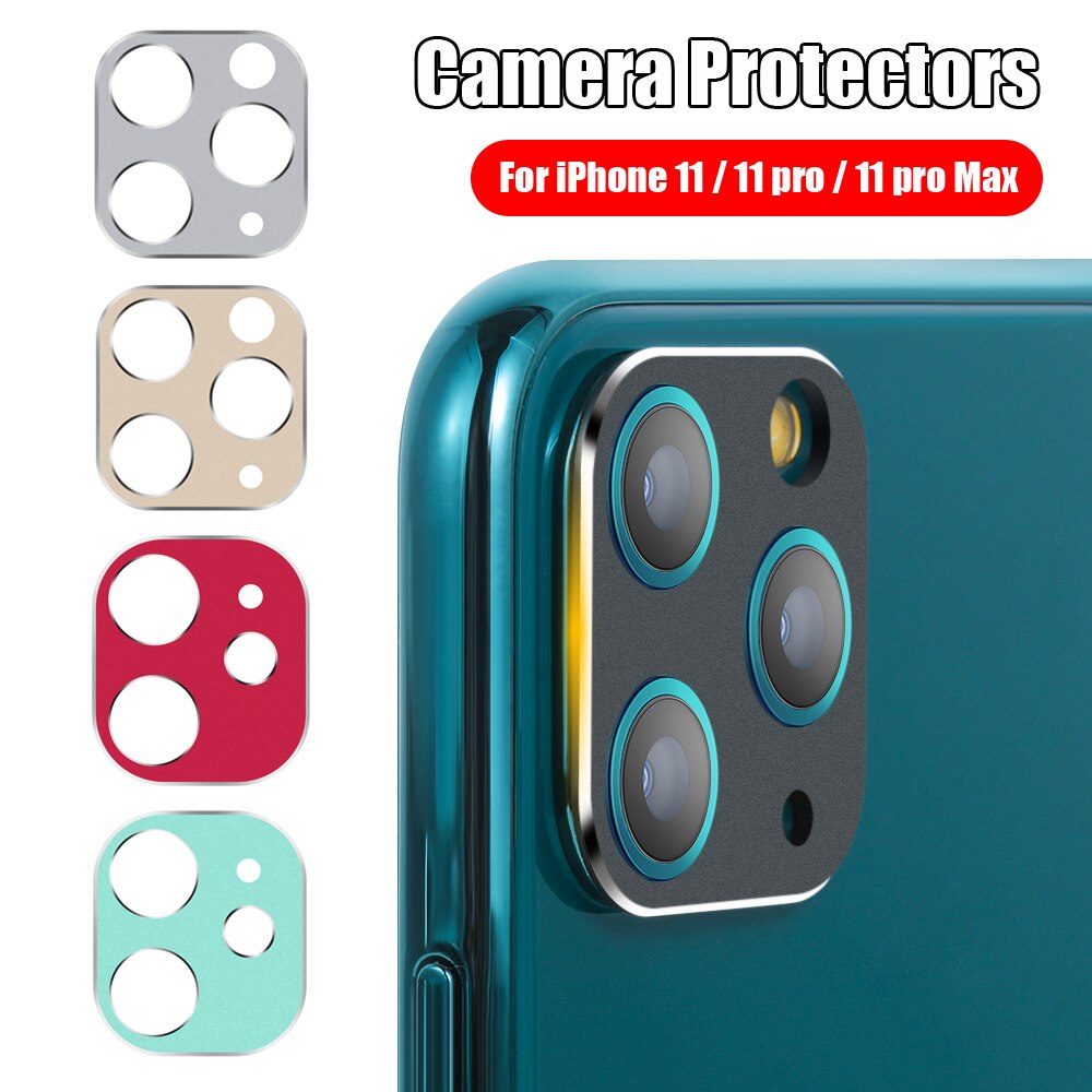 Volle Abdeckung Kamera Objektiv Metall Ring Protector für iPhone 11 Pro/11 Pro/11 Zurück Kamera Objektiv Schutzhülle fall telefon zurück protector