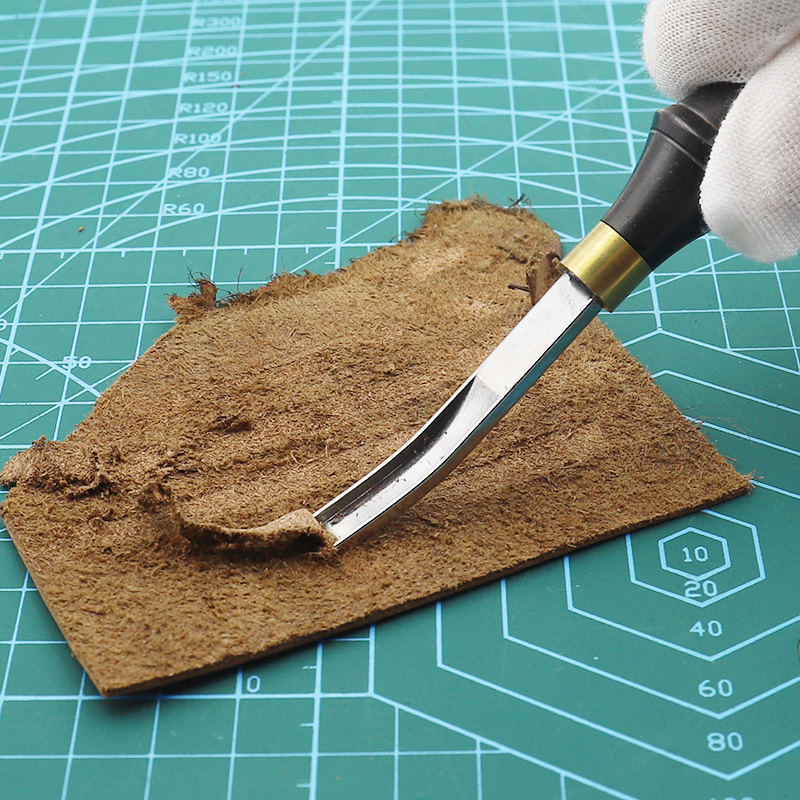 4/6/8/10mm Leather Shovel knife Edge Trimming Tool Sandalwood Wide Shovel Blade DIY Leather Craftwork Repairing Supplies
