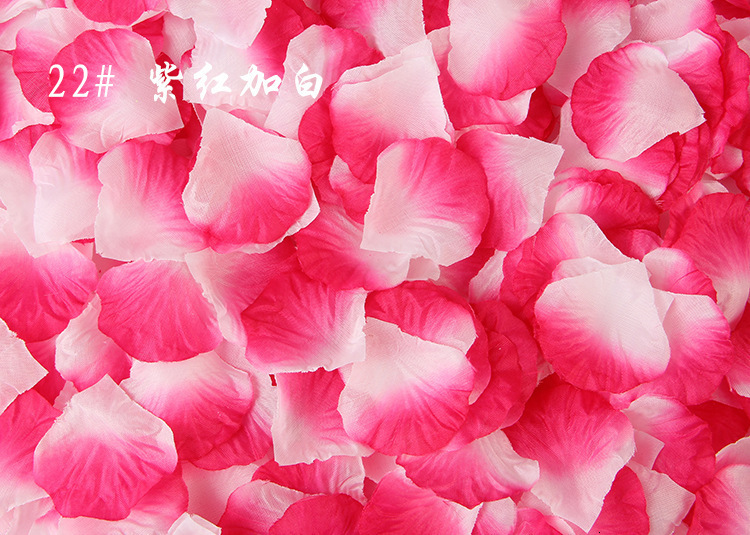 BlacklakeGirls Newest 2000 Pcs Wedding Flowers Petals Blume Rosen Artificial Rose Petals Silk Flower Accessories Pétalos De Tela: 2000Pcs22