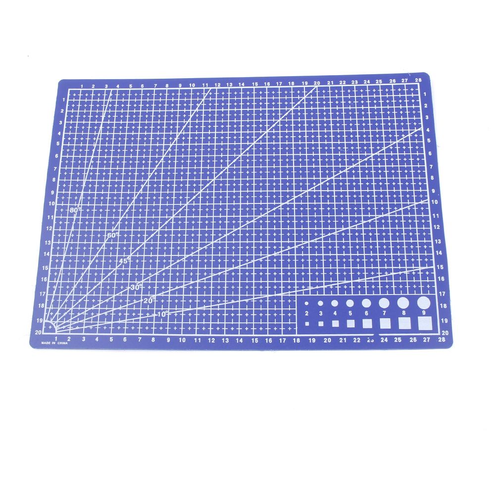 A4 Grid Lines Cutting Mat Scale Plate Craft Card Fabric Leather Paper Board