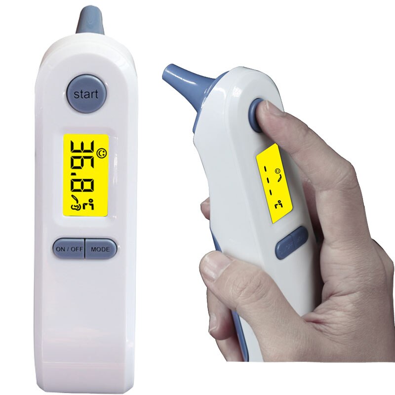 Baby Thermometer Abs Infrarood Koorts Thermometer Non Contact Oor Voorhoofd Thermometer Gun Voedsel Water Temperatuur Meet B63